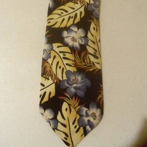 Tie with Flowers and Feathers .. TANGO by MAX RAAB